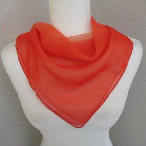 Orange ombre scarf